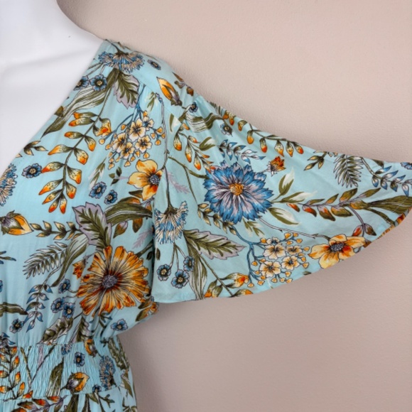 Abel the Label Floral Cottage Maxi Dress - Size Small - Picture 5 of 10